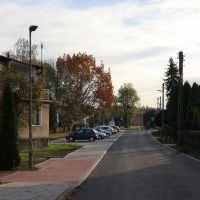 Droga osiedlowa na Homera po przebudowie - listopad 2023 (1)