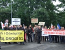 PROTEST MIESZKAŃCÓW NA DK-44