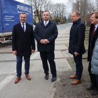 Konferencja prasowa w Bieruniu - wojewódzka inwestycja drogowa (1)