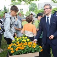 Otwarcie ścieżki dydaktycznej na Skwerze Miast Partnerskich (10)