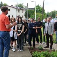 Otwarcie ścieżki dydaktycznej na Skwerze Miast Partnerskich (2)