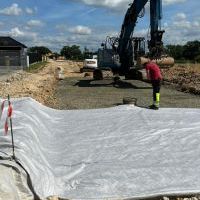 Roboty na ulicy Jastrzębiej - II połowa czerwca 2024 r. (4)