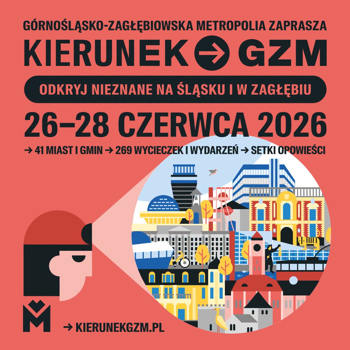 Kierunek GZM - Plakat Kierunek GZM - Plakat