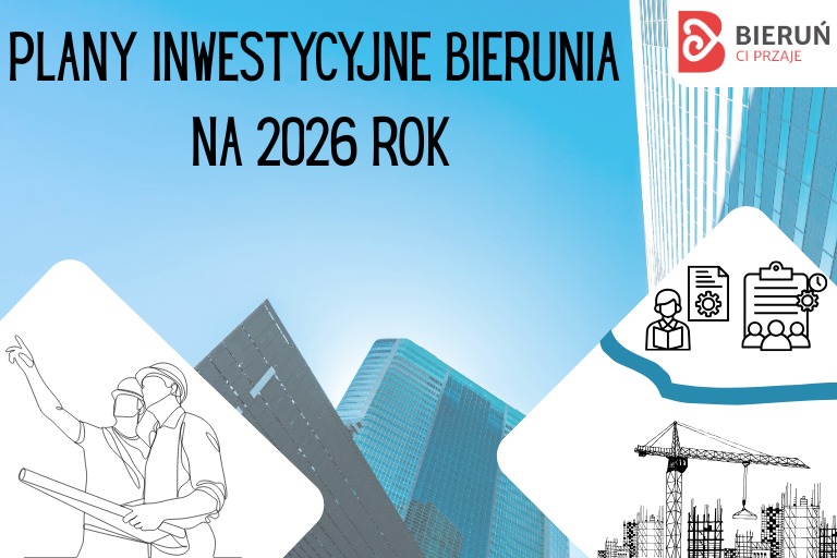 Burmistrz opowiada o planach inwestycyjnych Bierunia! (slajd 1)