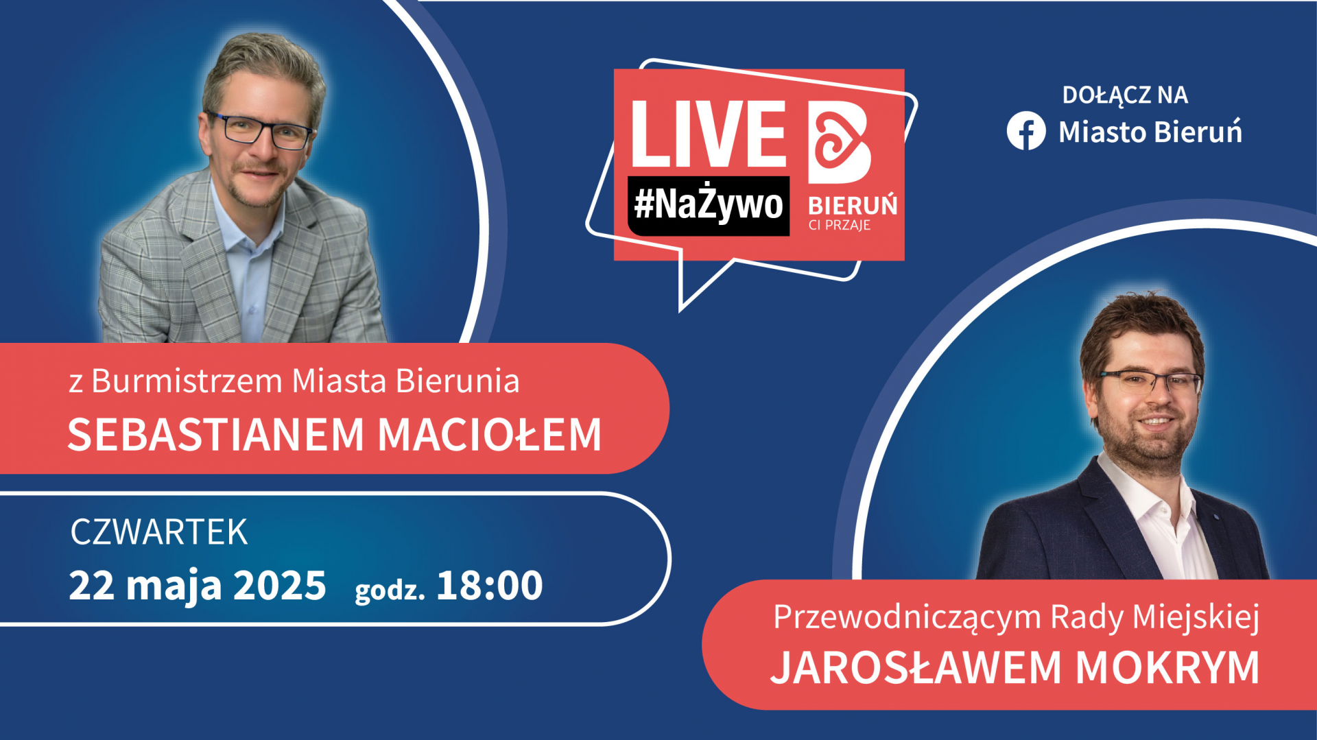 Zapraszamy na Live Czat z Burmistrzem (slajd 1)